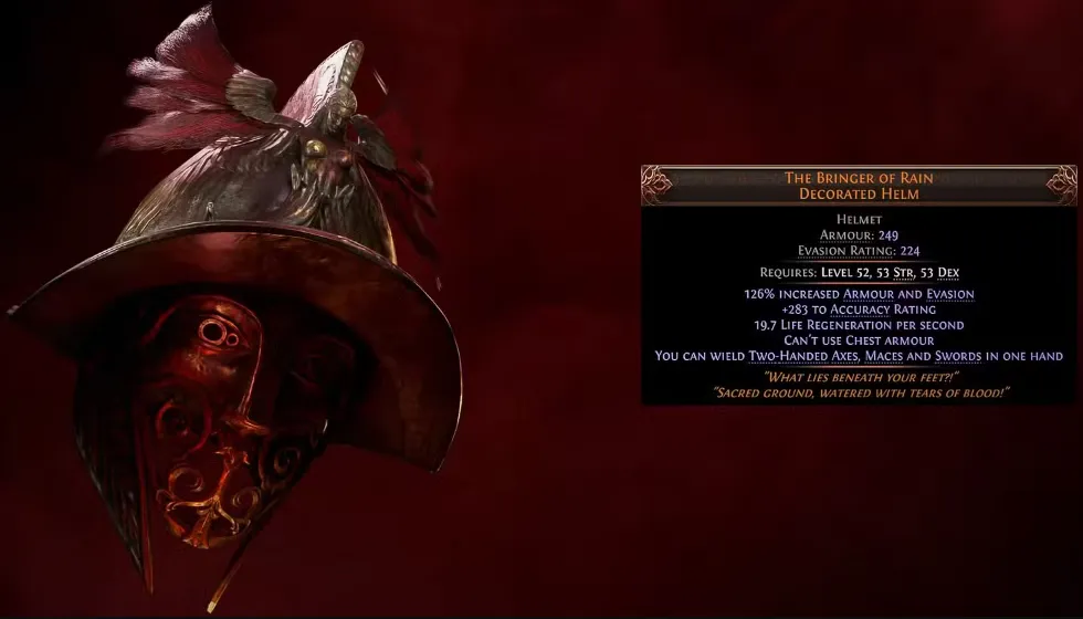 New Items Coming in POE 2