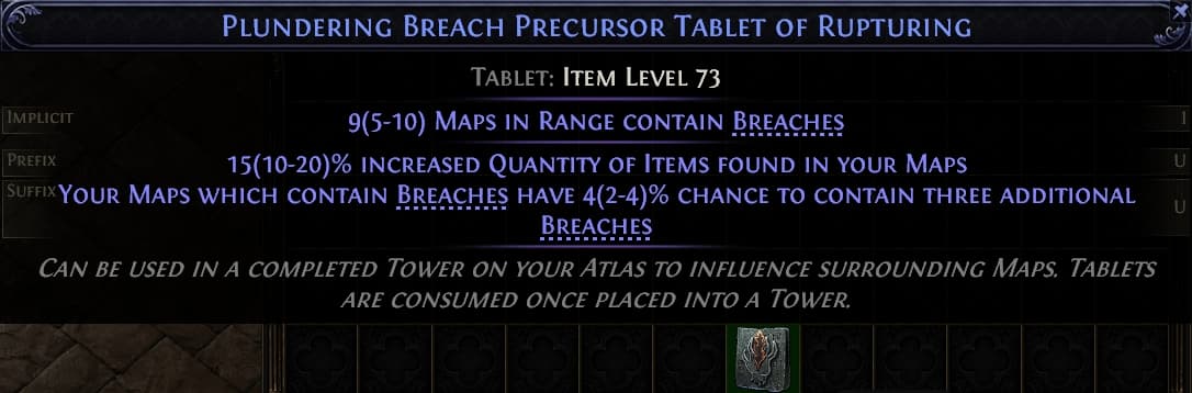 PLUNDERING BREACH PRECURSOR TABLET OF RUPTURING #3133795